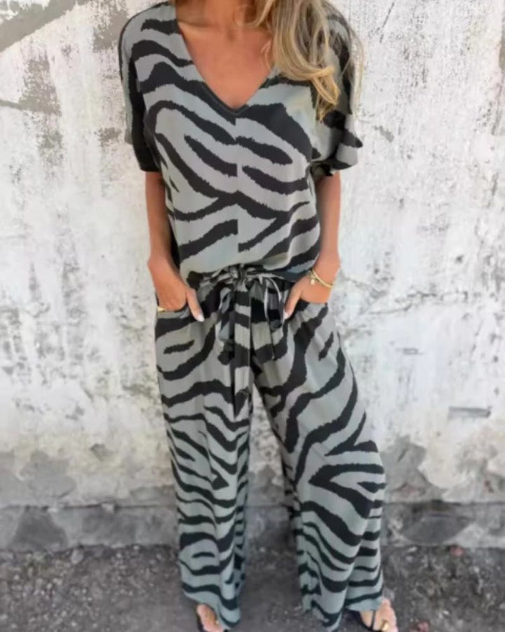 SORADA - ZEBRA TWO PIECE SET